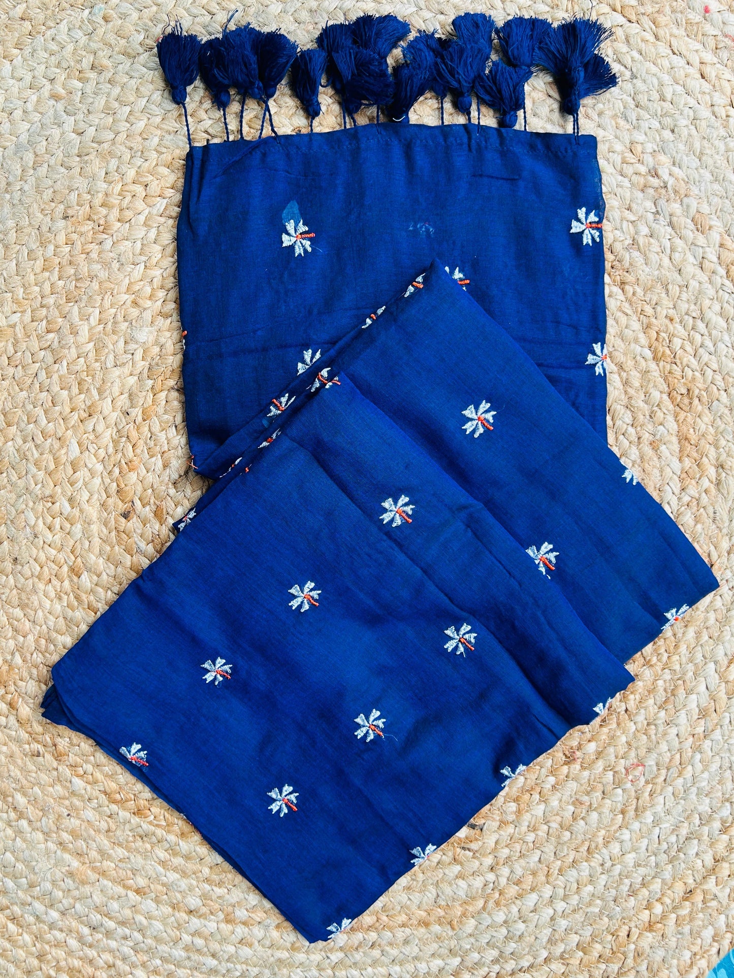 Pure Mulcotton 120 Count Saree