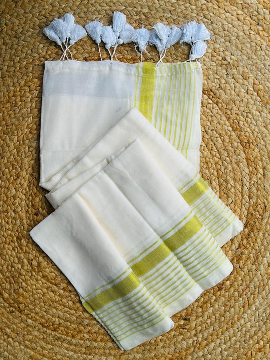 Pure Mulcotton 120 Count Saree