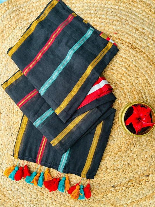 Pure Mulcotton 120 Count Saree